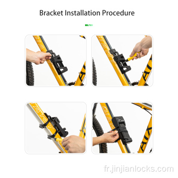 Ble empreinte digitale de montagne verrouillage pliable